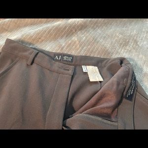 Size 4 short, gray Armani dress pants